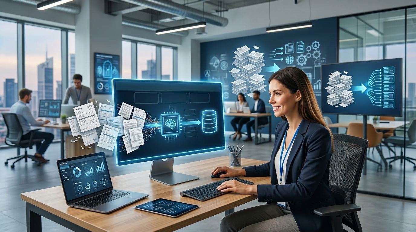 Visual representation of RoboExpress AI Platform